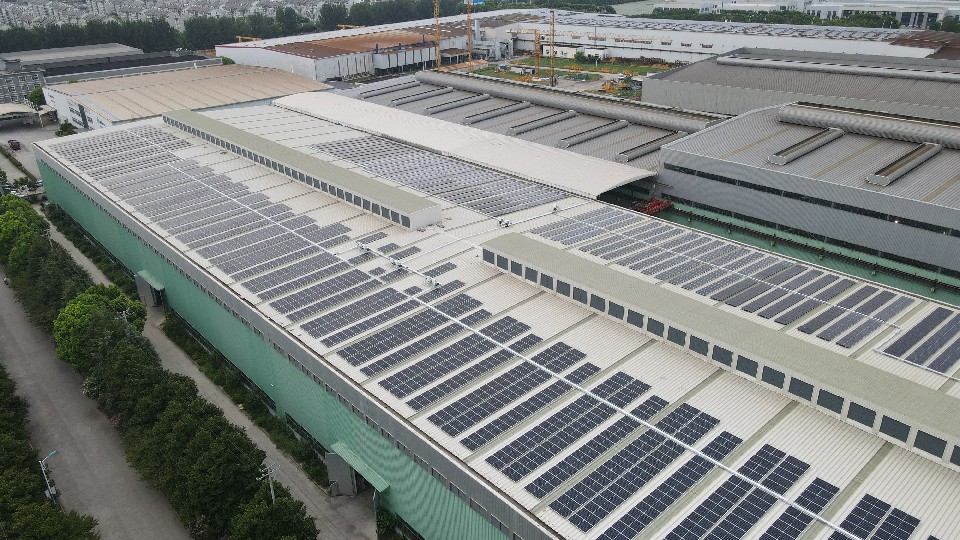 张家港海陆沙洲科技有限公司屋顶电站